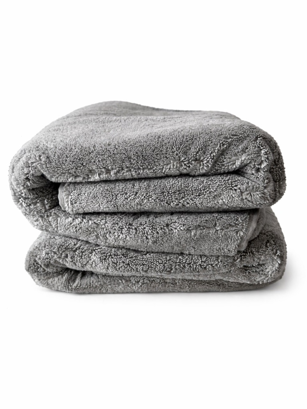 Charisma Egyptian Cotton 2 Gray Bath Towels / Bath Sheet Set - Picture 4 of 6